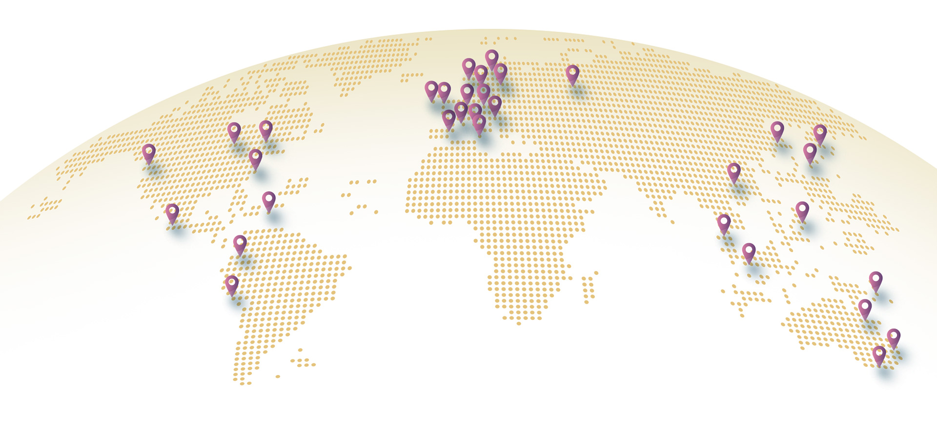 Mapa del mon amb indicadors