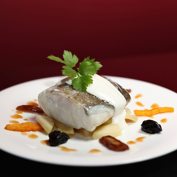 Imatge detall d’un dels plats del menú del dia del Restaurant Degvsta