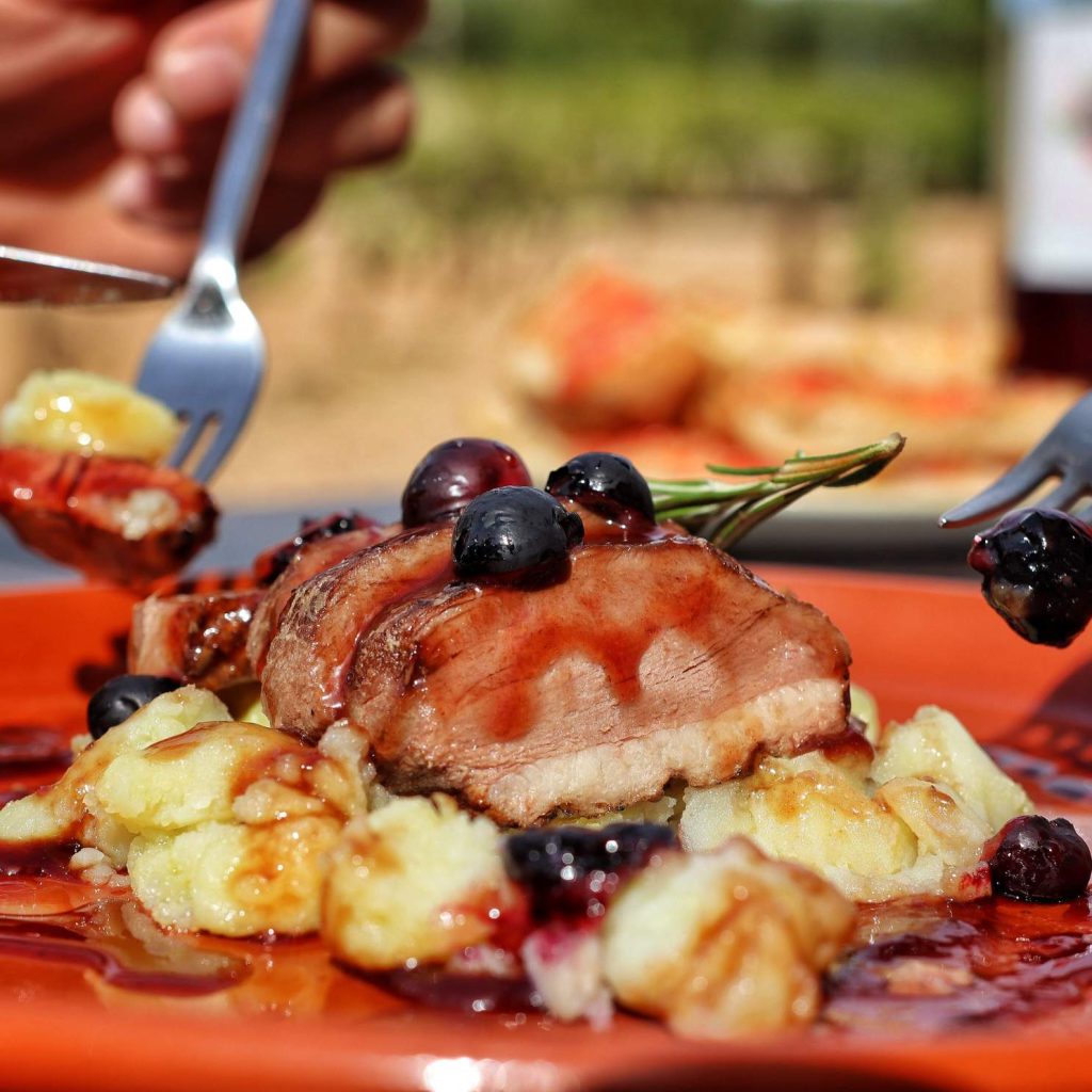 Imatge de plat menús per a grups