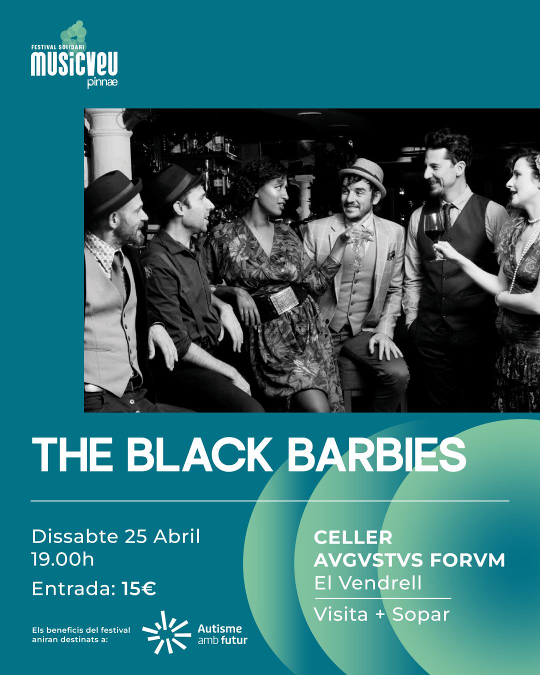 Poster del concert The Black Barbies